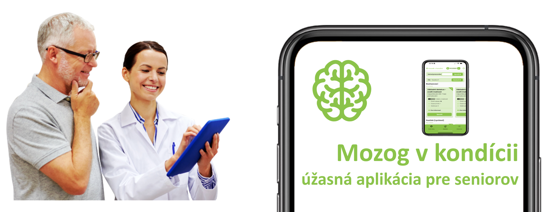 Mozog v kondícii – úžasná a priateľská aplikácia pre seniorov